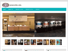 Tablet Screenshot of jusco.com.sg